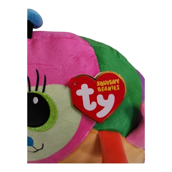NWT - TY Squishies Beanies Plush - NESSA the Caterpillar  14" Large - Picture 5 of 11